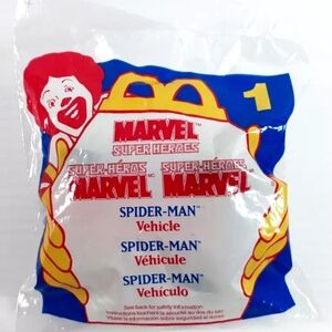 McDonalds Marvel Super Heroes Spider-Man Vehicle 1996 Happy Meal Toy #1